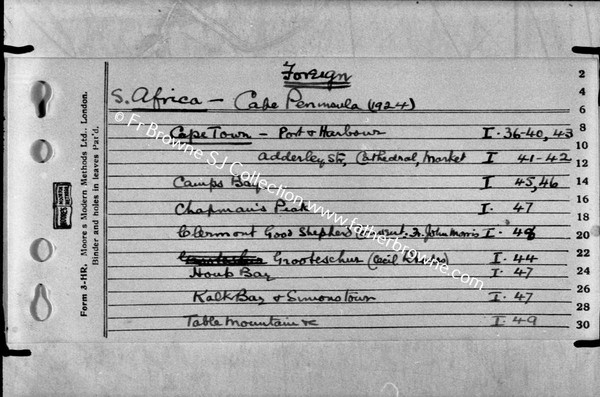 FR BROWNES INDEX